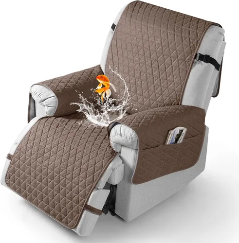 Vista 20 de TAOCOCO Funda para Sillón Reclinable 100% Impermeable - Funda para Sillón Reclinable con Gránulos Antideslizantes, Fundas para Sillas Reclinables