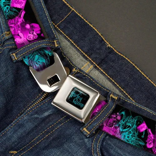 Vista 2 de Buckle-Down Cinturón de seguridad para hombre Harley Quinn Wjk047
