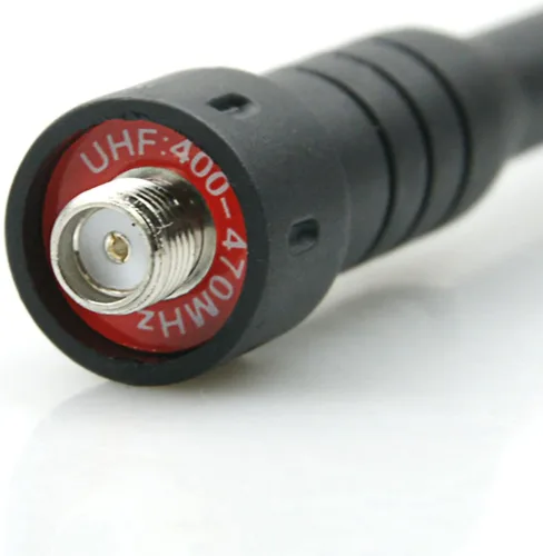 Vista 7 de Paquete de 2 antena universal Walkie Talkie SMA-Hembra UHF 400-470Mhz antena para PUXING PX-777 PX-888 UV-5R Kenwood HYT Radio
