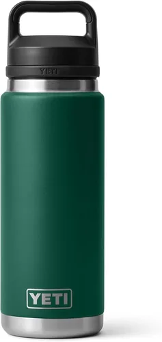 Vista 11 de YETI Rambler - Botella de 26 oz, aislada al vacío, de acero inoxidable con tapa Chug, color negro