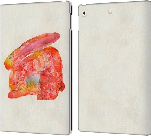 Vista 32 de Head Case Designs Wyanne - Funda de piel con licencia oficial de Wyanne Blue Watercolour Bear Animals 2, compatible con Apple iPad 10.2