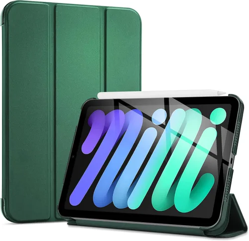 Vista 16 de ProCase Funda inteligente para iPad mini 7 A17 Pro 2024/iPad Mini 6 2021 8.3 pulgadas iPad mini 7ª/6ª generación, cubierta trasera dura para iPad