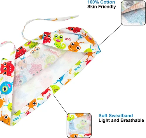 Vista 21 de Print Scrub Caps - Sombrero perfecto para enfermeras, médicos y EMTs..