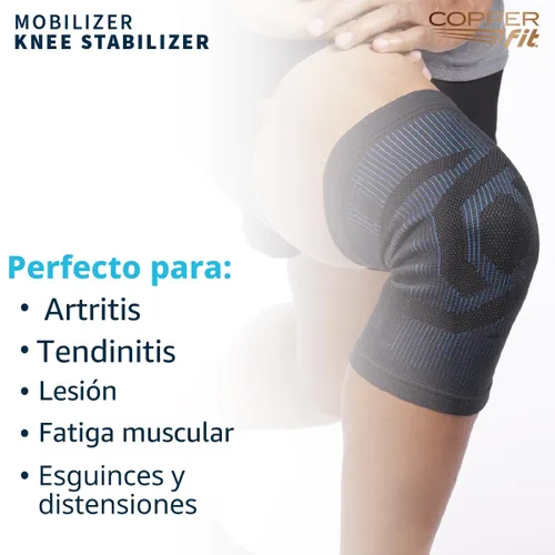 Vista 5 de Rodillera Mobilizadora de Rodilla Copper Fit – ProSeries con Estabilizadores Laterales Removibles para Recuperación Avanzada – Movilidad, Dolor