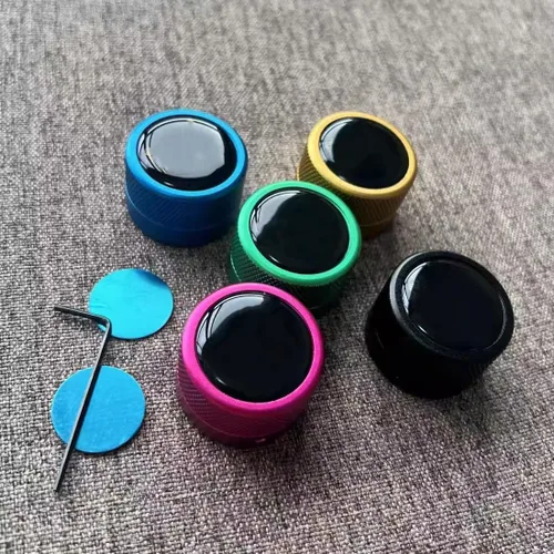 Vista 8 de TAOM - Soporte para tiza de billar, herramienta práctica redonda, accesorios de billar, mini estuche magnético para punta de tiza, contenedor