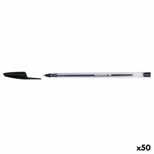 Vista 2 de Bolígrafo Molin BC188 Cristal 1 mm Negro (50 Unidades)