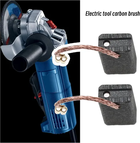 Vista 2 de SING F LTD 2 pares de cepillos de carbono compatibles con Bosch GWS 17-125 CIE accesorios de herramientas eléctricas con función de parada