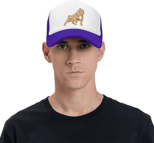 Vista 9 de American Bully Trucker Hat for Men Or Women - Mesh Baseball Snapback Cap Outdoors