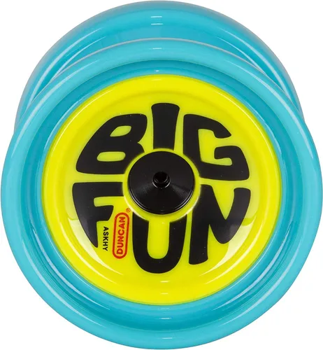 Vista 6 de Duncan Toys Big Fun - Yoyó color aguamarina, sin respuesta, yoyó de nivel profesional, rodamiento cóncavo