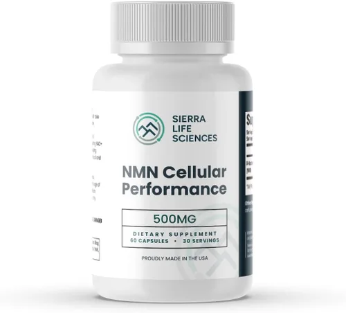 Vista 2 de Rendimiento celular NMN – 500 mg de mononucleótido de nicotinamida para apoyo de NAD+, energía celular y recuperación – Suplemento de longevidad