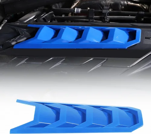 Vista 10 de Cubierta de cubierta de cubierta de motor compatible con Chevrolet Corvette C8 2020-2023, cubierta de motor de borde, accesorios C8, 1 unidad
