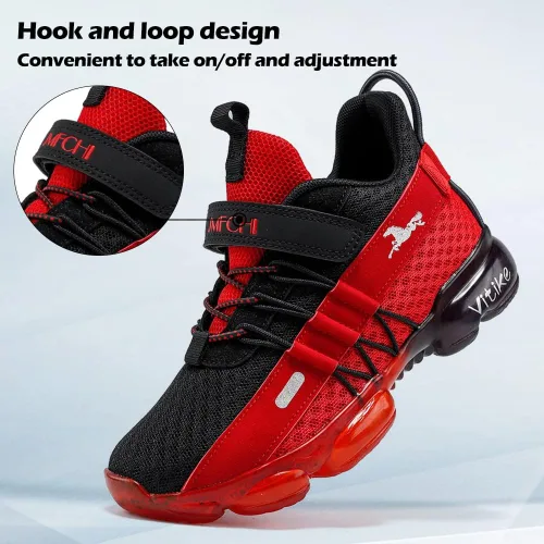 Vista 4 de VITUOFLY Boys Sneakers Kids Running Shoes Girls Mesh Fitness Shoe Indoor Training Sneaker Lightweight Outdoor Sports Athletic Tennis Shoes for