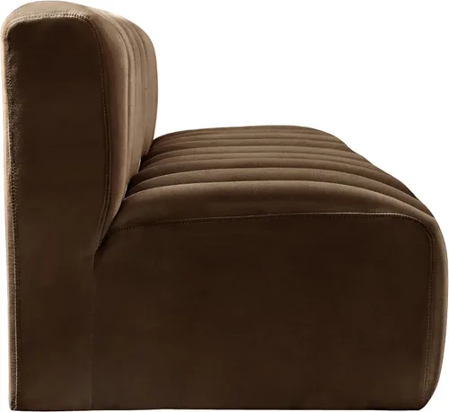 Vista 8 de Meridian Furniture Arco Marrón Terciopelo Modular Seccional