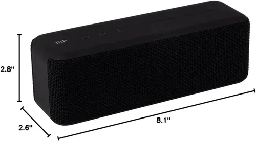 Vista 7 de Monoprice Harmony Note 200 Altavoz Bluetooth portátil IPx7, impermeable, TWS, micrófono integrado para llamadas de voz, auxiliar de 0.138 in