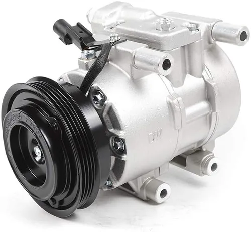 Vista 2 de Compresor de CA y embrague de A/C CO 10980C para Kia Rio/Rio5 LX EX SX 1.6L 2006 2007 2008 2009 2010 2011, compresor de aire acondicionado