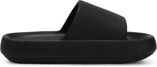 Vista 5 de welltree Sandalias antideslizantes para mujeres y hombres, sandalias antideslizantes para baño y ducha, suela gruesa suave para interiores