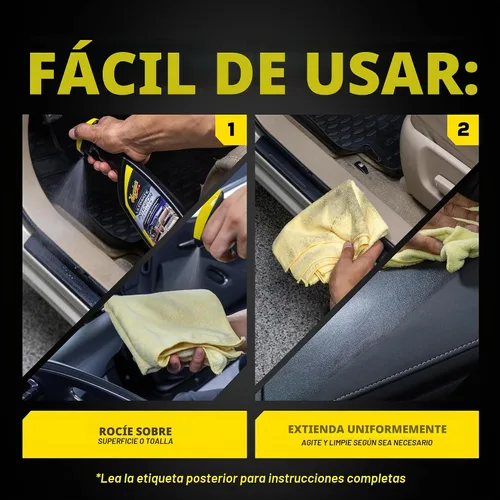 Vista 9 de Meguiar's Ultimate Interior Detailer Protector en botella de espray de 15.2 onzas Protege las superficies interiores de la suciedad y la suciedad