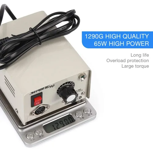 Vista 2 de Fuerte 90 65 W 35000 RPM profesional máquina de taladro de uñas de acero inoxidable pedicura uñas pulido manicura máquina