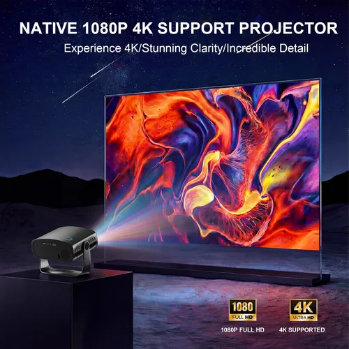 Vista 3 de Proyector inteligente Negro