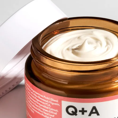 Vista 7 de Q+A Crema facial de colágeno (1.76 onzas), cuidado facial natural antienvejecimiento con colágeno alimentado por plantas, manteca de karité
