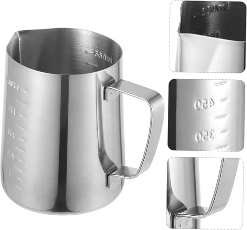 Vista 9 de Healifty Jarra de acero inoxidable de 21 onzas para hacer velas y derretir cera con diseño resistente al calor