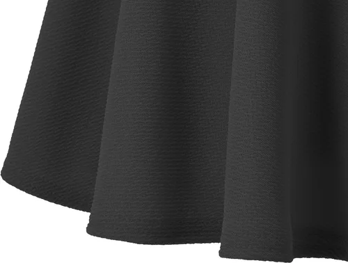 Vista 4 de Urban CoCo Women's Basic Versatile Stretchy Flared Casual Midi Skater Skirt