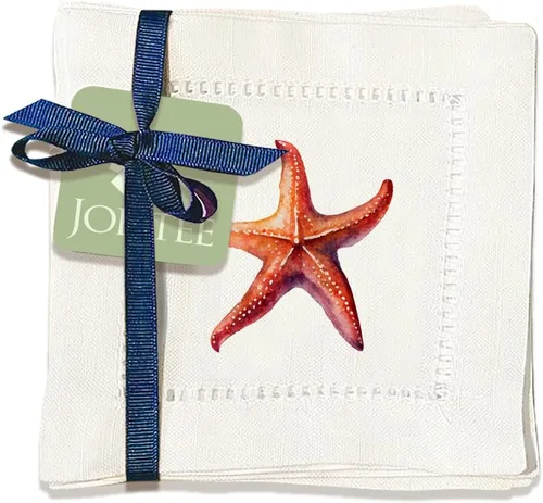 Vista 9 de Jolitee Servilletas decorativas de cóctel con punto vainica, 6 x 6 pulgadas, lavables, similares al lino, hechas a mano para el entretenimiento