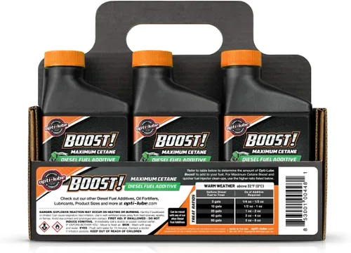 Vista 2 de Opti-Lube ADITIVO de combustible diésel de fórmula máxima de cetano: botellas de 8 onzas (paquete de 6)