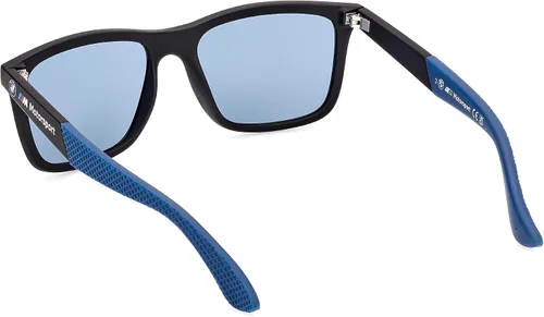 Vista 5 de BMW Gafas de sol inyectadas para hombre, negro mate, 54 de EE. UU, Mate negro