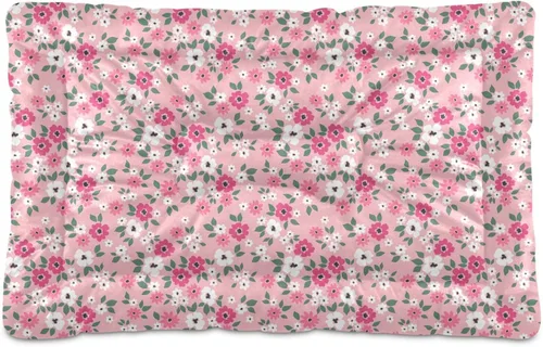 Vista 30 de Almohadilla de cama para mascotas con estampado de vaca 3D, tapete suave para cama de perro con parte inferior antideslizante, almohadilla de jaula