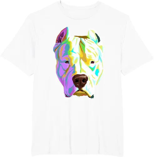Vista 62 de Colorida camiseta Dogo Argentino, Negro, S