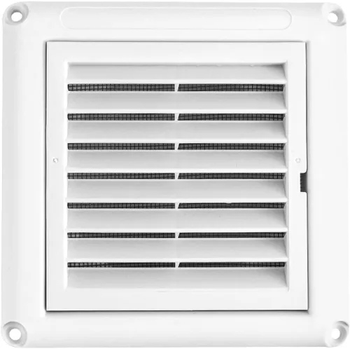 Vista 9 de QWORK Cubierta de ventilación con rejillas de 4 pulgadas, 4 fundas para cubiertas de aire de escape de ventilación de secadora al aire libre (blanco)