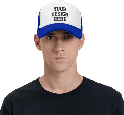 Vista 8 de Sombrero personalizado tu diseño aquí, sombrero personalizado diseña tu propio sombrero clásico para hombre y mujer camionero