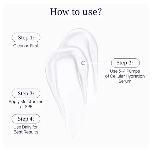 Vista 5 de Suero de hidratación celular – Alternativa al ácido hialurónico – Suero para la piel facial para hidratar – para mujeres y hombres – Con hamamelis
