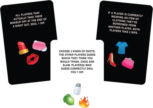 Vista 2 de Margaritas & Mules: Juego de cartas para beber para niñas Juego de despedida de soltera para adultos
