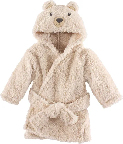 Vista 27 de Hudson Baby - Bata de baño unisex de peluche con cara de animal para bebé Azteca