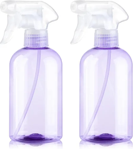 Vista 8 de Botellas pulverizadoras de plástico de 10 onzas, botella de spray de agua Mist Stream Empty Sprayer BPA-free Refillable Container Adjustable