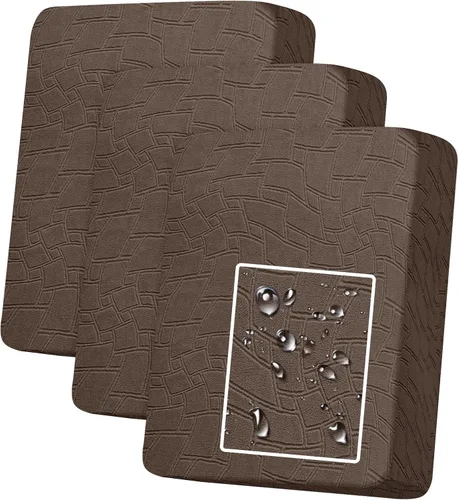 Vista 64 de MAXIJIN Fundas de cojín impermeables para sofá, funda de cojín individual de asiento de silla, fundas elásticas para sofá modular con parte inferior