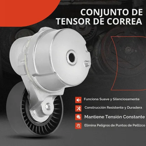 Vista 2 de A-Premium (F150) Conjunto de tensor de correa con polea compatible con Ford