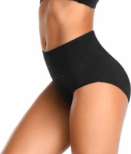 Vista 6 de Ropa interior para mujeres, algodón, cintura media, sin rollitos, cobertura completa, calzoncillos tipo brief para damas, bragas, lencería, ropa