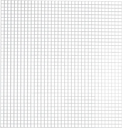 Vista 2 de KASTLITE Paquete de 1 panel de caja de huevos en blanco, poliestireno, 23 5/8 pulgadas x 23 5/8 pulgadas con tamaño de celda de 1/2 x 1/2 x 3/8