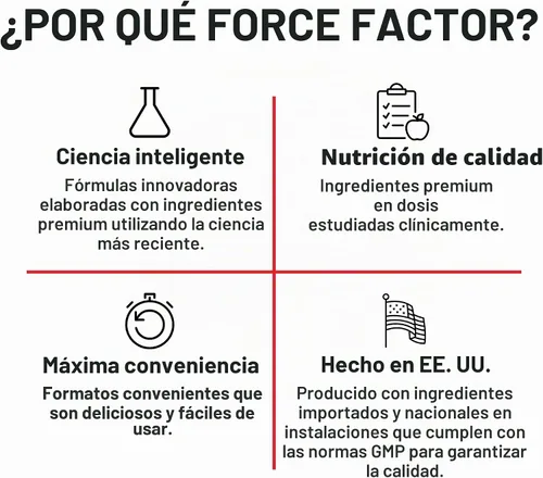 Vista 10 de Force Factor Ultra Berberina Absorción Mejorada, con Canela de Ceilán, Dihidroberberina y Cromo, Absorción 5X, 2X Más Duradera, Promueve la Masa