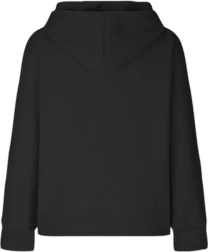Vista 6 de ZunFeo Sudaderas con capucha para mujer, de gran tamaño, manga larga, de punto gofre, el fútbol es mi temporada favorita, trajes de otoño Y2K