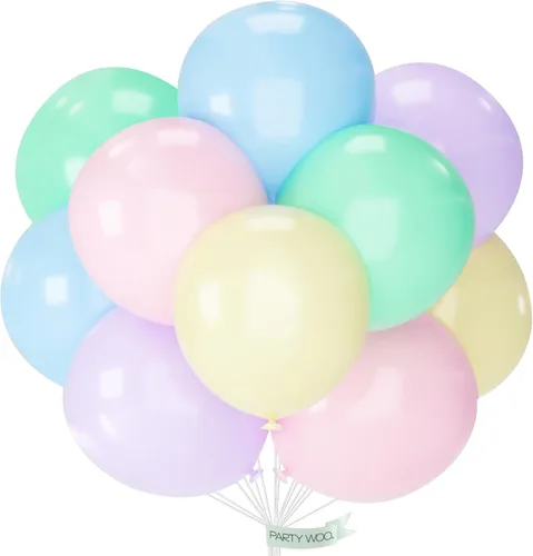 Vista 125 de PartyWoo Globos color nude, 50 globos bohemios de color albaricoque de 5 pulgadas, globos beige para guirnalda de globos o arco de globos como