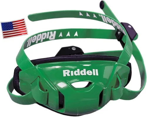 Vista 5 de Riddell SpeedFlex Hard Cup Cam-Loc Chinstrap + calcomanía para casco de la bandera de Estados Unidos