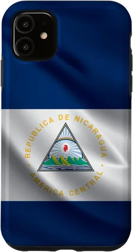 Vista 8 de Funda con la bandera de Nicaragua para iPhone 17