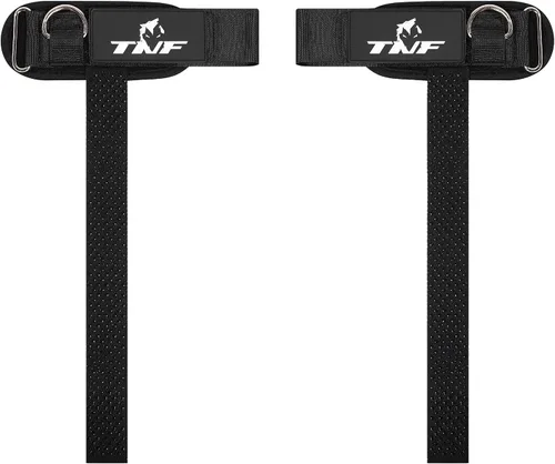 Vista 14 de Ekkovision Correas de levantamiento de pesas con anillo en D con puños, soporte de muñeca para hombres, correas de elevación gruesas y cómodas