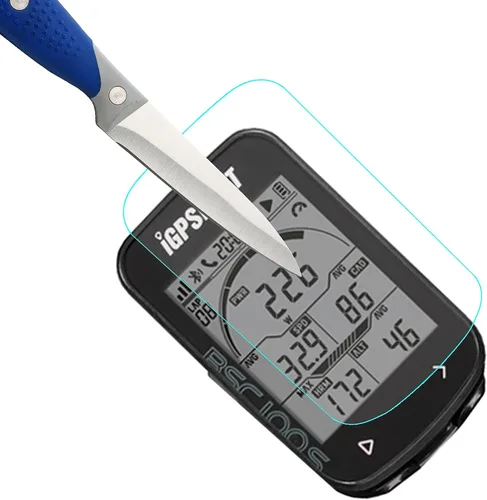 Vista 4 de Mr.Shield [Paquete de 3] Protector de pantalla para iGPSPORT BSC100S [Vidrio templado] [Vidrio japonés con dureza 9H] Protector de pantalla