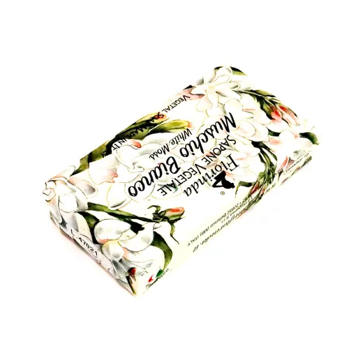 Vista 4 de Florinda Magic of Flowers - Barra de jabón vegetal de musgo blanco, 3.53 oz, 3.5 onzas