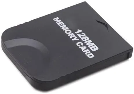 Vista 3 de Gamilys - Tarjeta de memoria negra de 128 MB compatible con Wii Gamecube